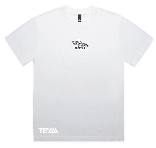 808 Custom Heavyweight White T-shirt