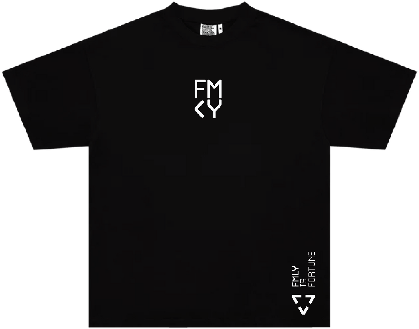 FMLY Custom Heavyweight Black T-shirt