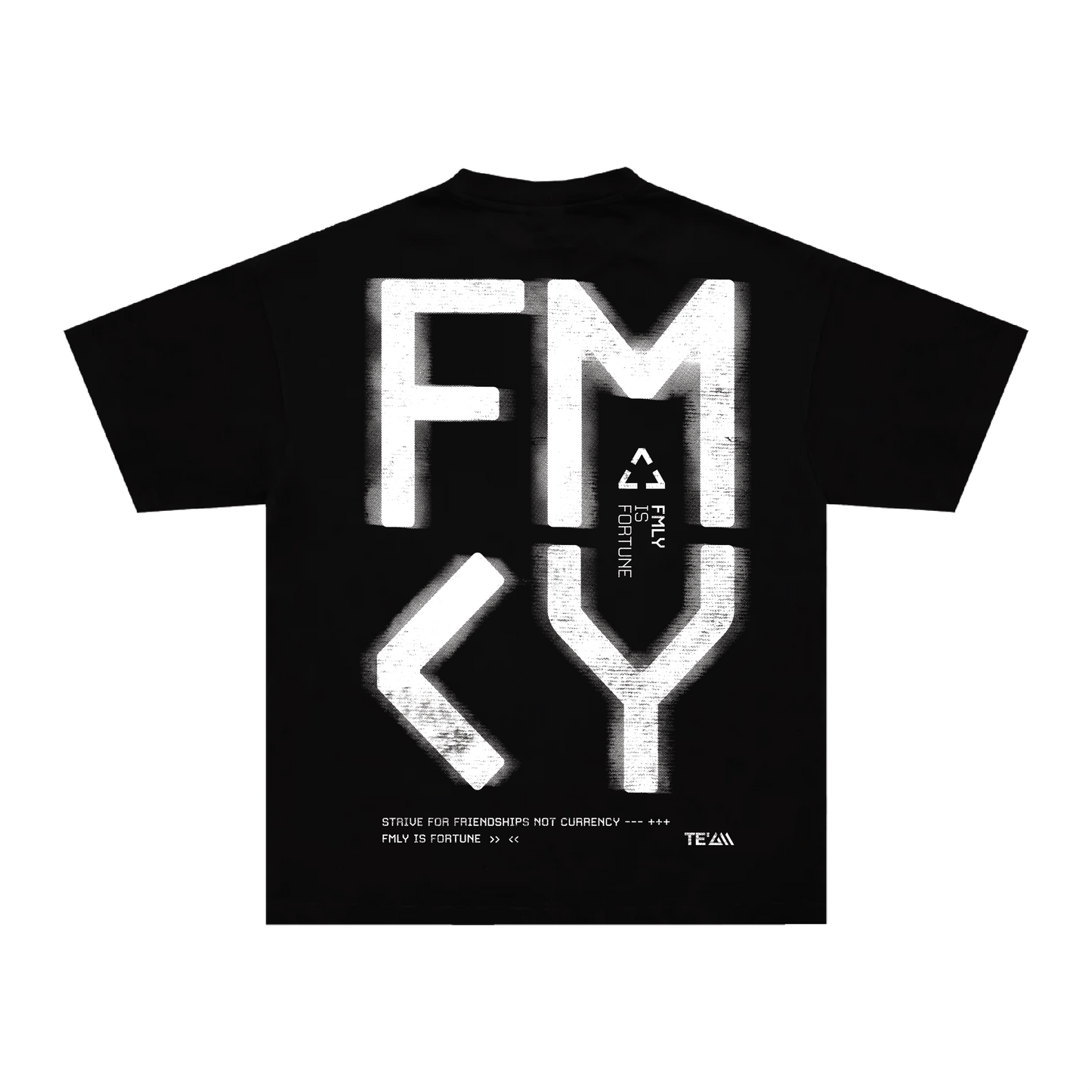 FMLY Custom Heavyweight Black T-shirt